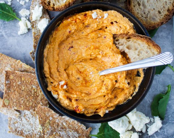 Harissa-Spiked Whipped Feta Dip