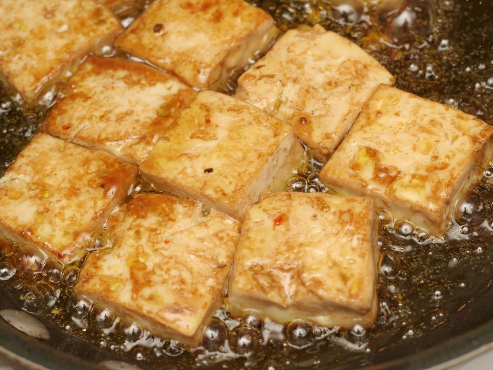 Cooking tofu
