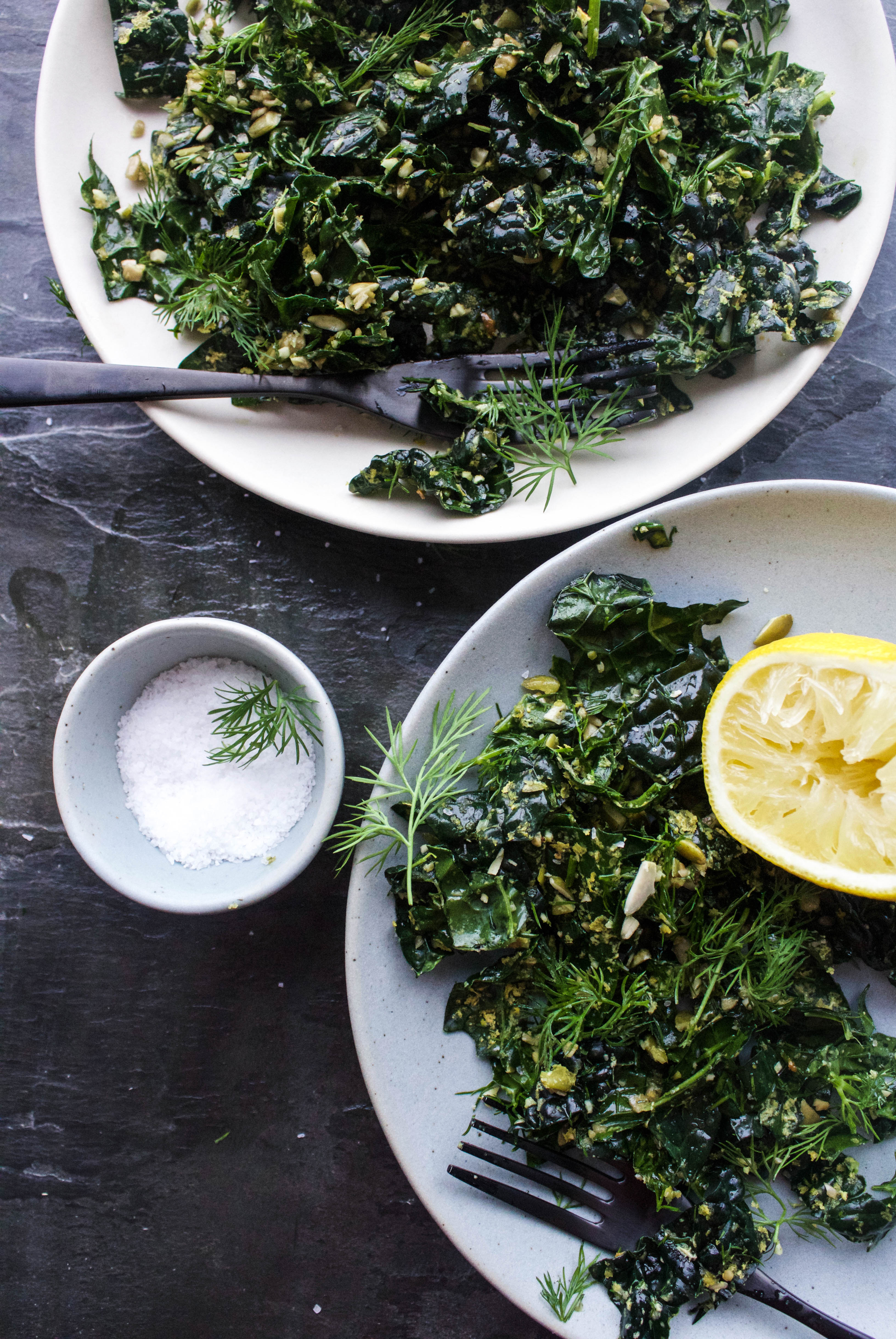 Herby Kale Salad | Earth & Oven