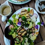 Grilled Halloumi Fattoush Salad