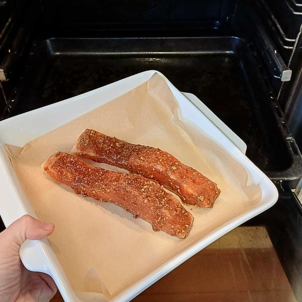 baking miso butter salmon