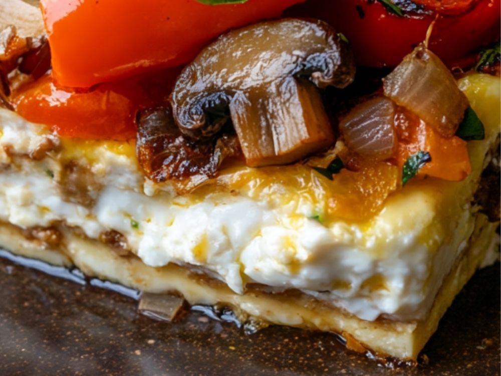 Egg bake with cottage cheese