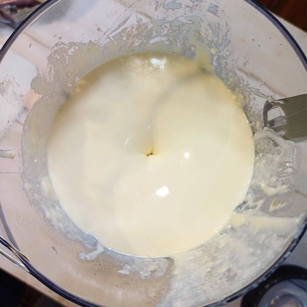Cottage cheese batter for cheesecake