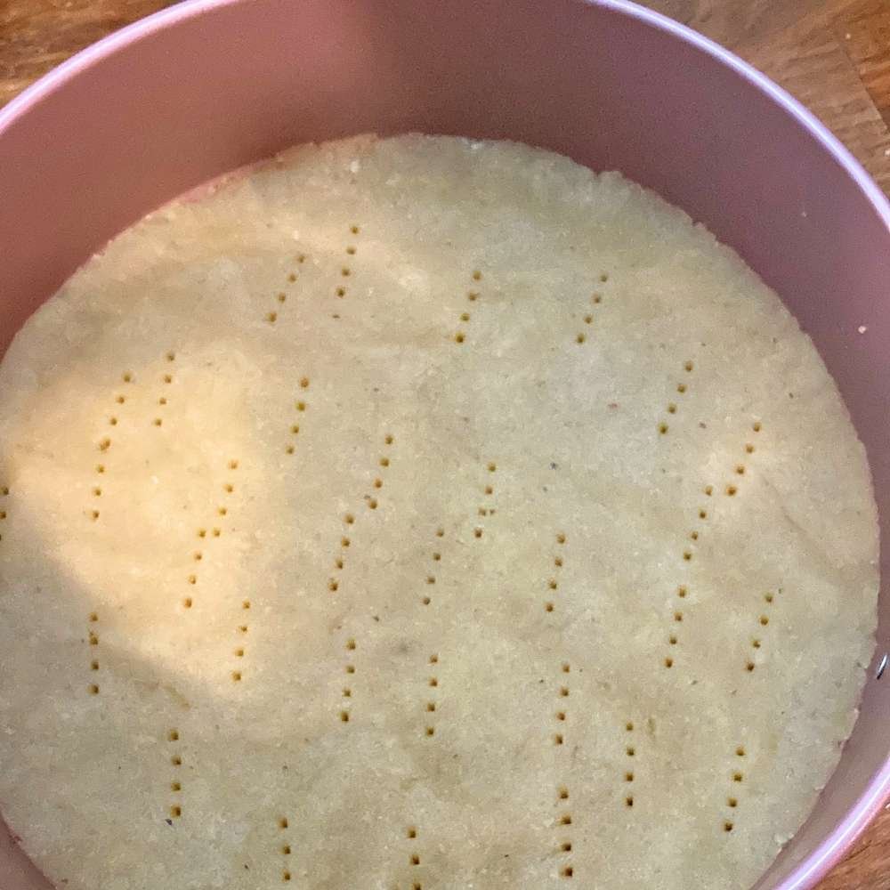 almond flour crust dough
