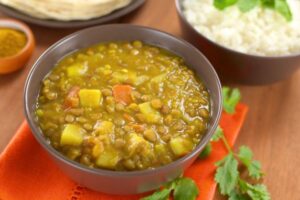 Daal and potato curry