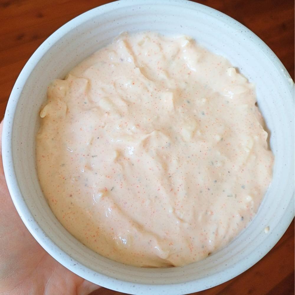 making cottage cheese queso in the microwave