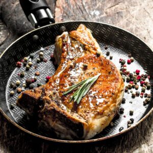 Pork chop with herbs de Provence recipe