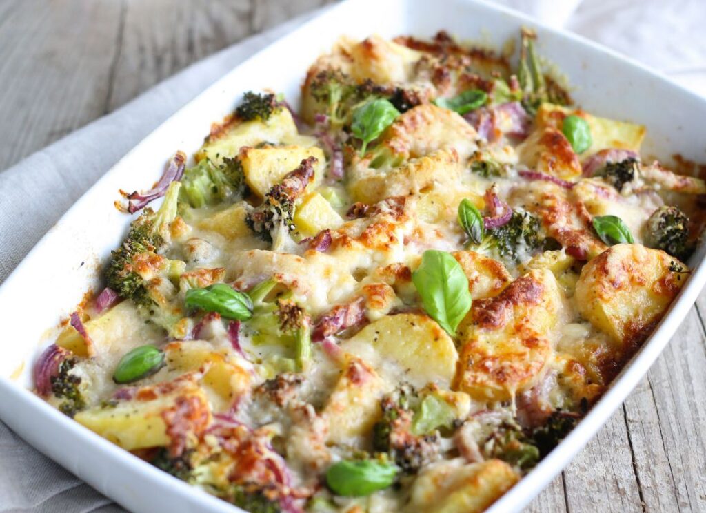 keto broccoli casserole with heavy cream