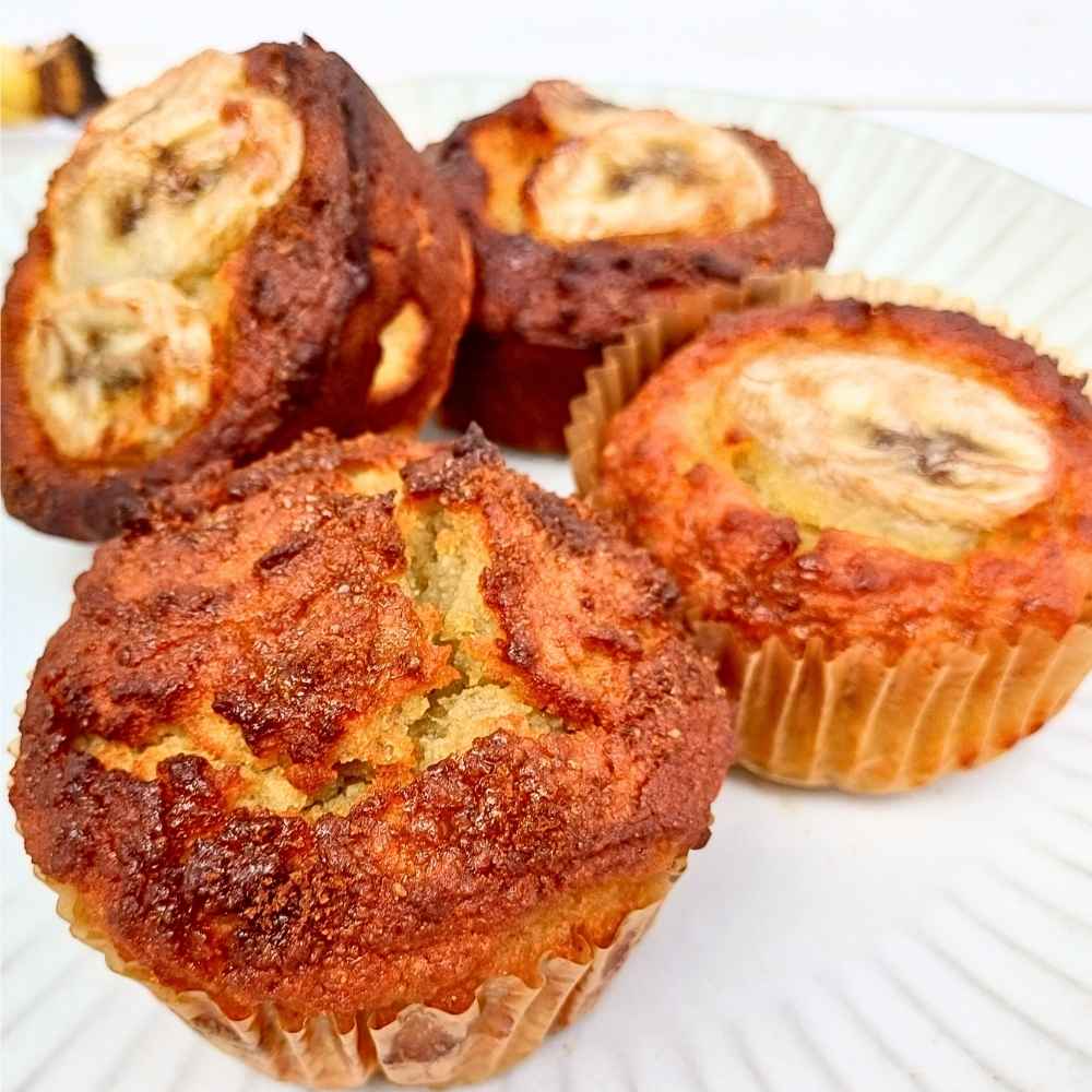 Almond flour banana muffins