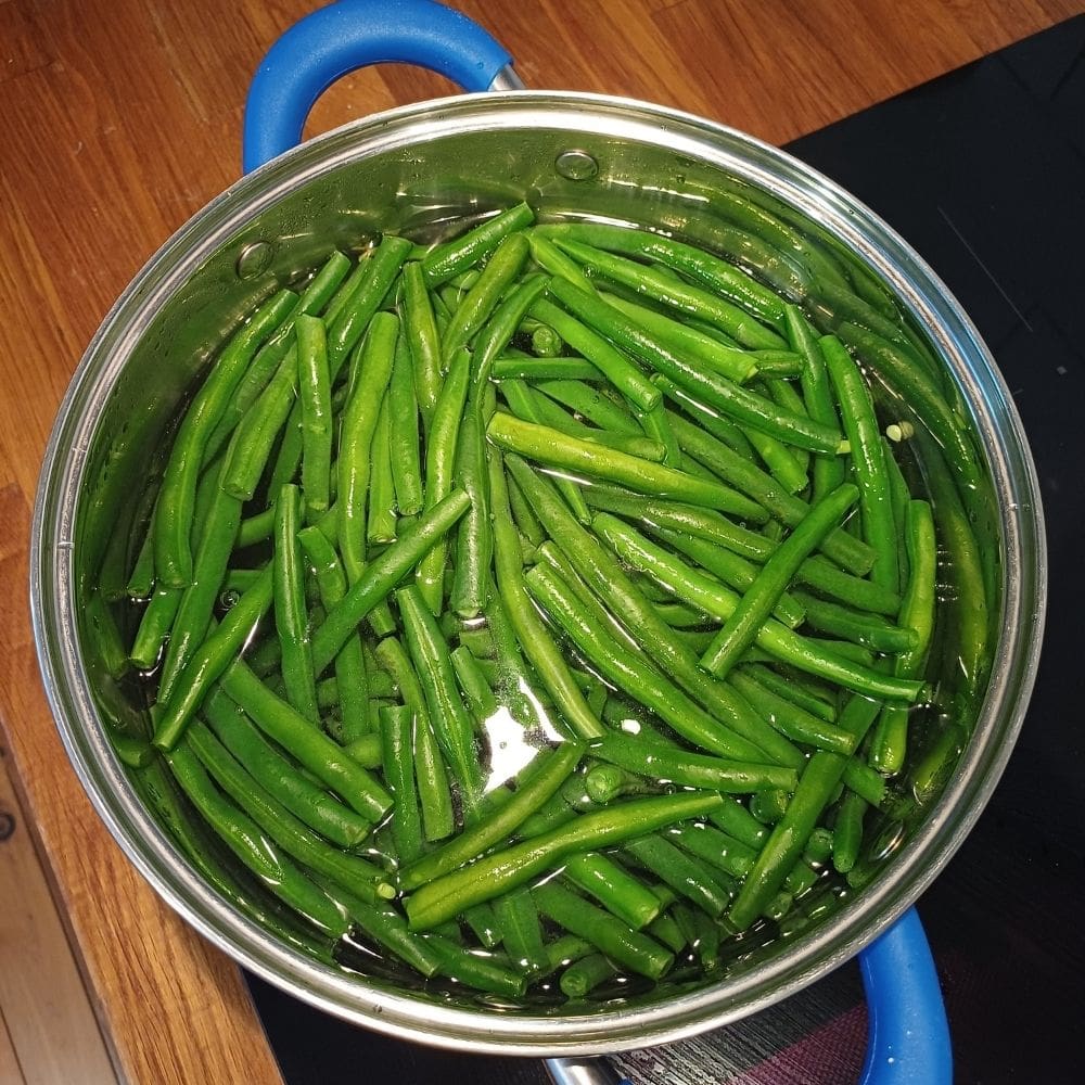 How to blanch green beans