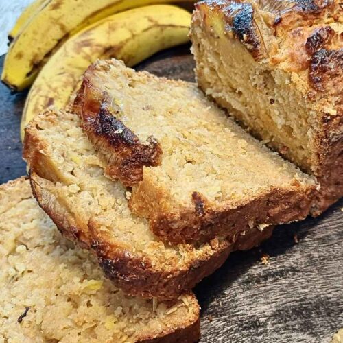 Cottage Cheese Banana Bread Loaf