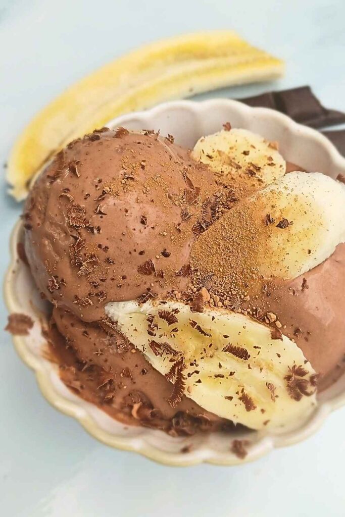 Banana chocolate Ninja Creami ice cream