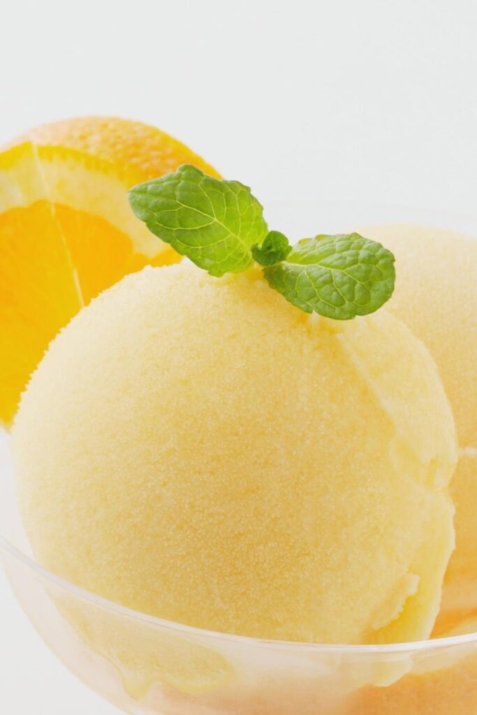 Ninja Creami lemon sorbet