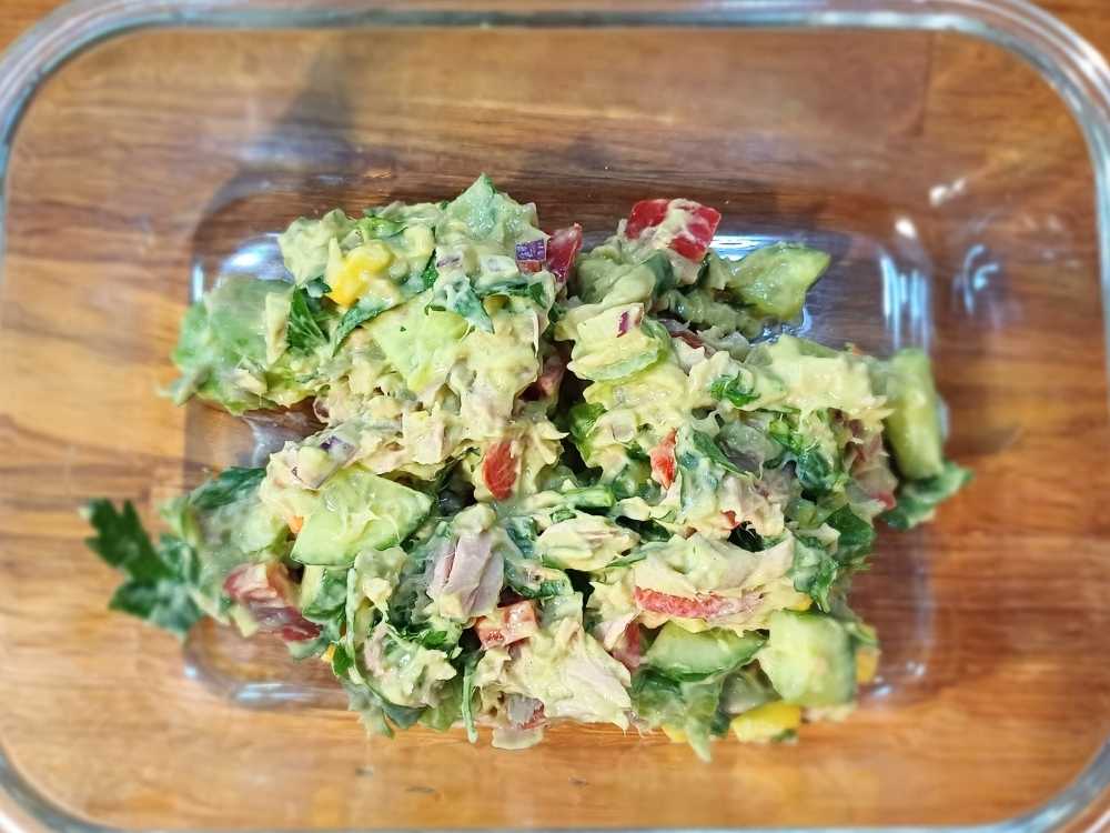 healthy tuna salad meal prep storage