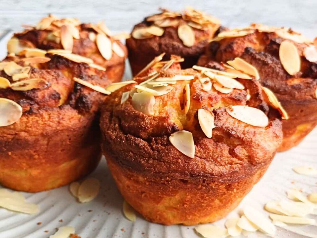 Pumpkin muffins made with almond flour on a plate