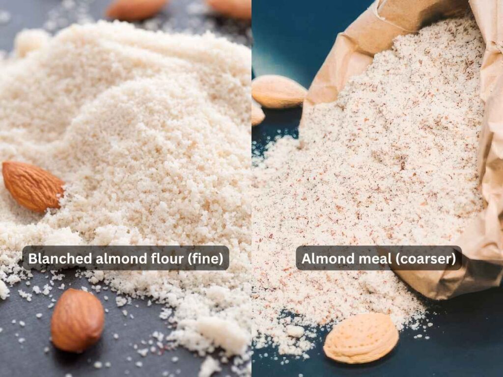 Almond flour vs almond meal comparison