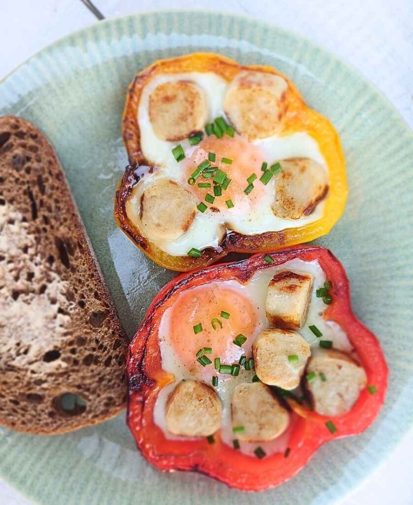 eggs in bell peppers