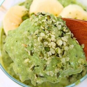 banana matcha chia pudding